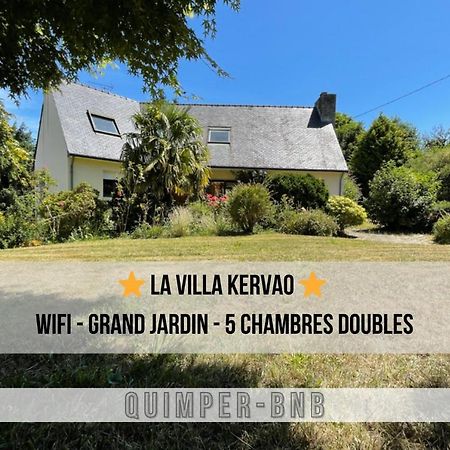 La Kervao - Maison 5 Chambres - Jardin - Terrasse - Internet Quimper Zewnętrze zdjęcie