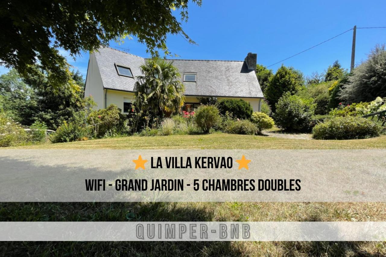 La Kervao - Maison 5 Chambres - Jardin - Terrasse - Internet Quimper Zewnętrze zdjęcie